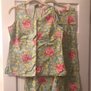 Pine Cone Hill Cropped Pajama Set